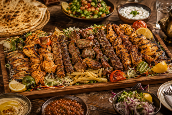 Grill Platter for a Group Meal